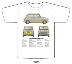 Mini 850 1969-80 (MKIII) T-shirt Front